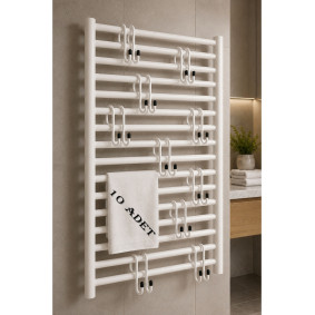 10'lu Banyo Askı Seti | Havlupan İçin Pratik Havlu Askıları 10x5 cm 10'lu Banyo Askı Seti | Havlupan İçin Pratik Havlu Askıları 10x5 cm