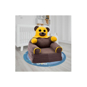 Ayıcık, Panda Sünger Çocuk Koltuğu - Katlanabilir Gri - Sarı