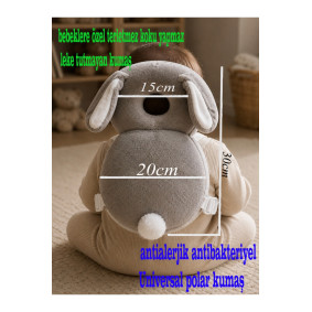 Bebek Kafa Koruma Yastığı Tavşan Model 20x30 Ebat