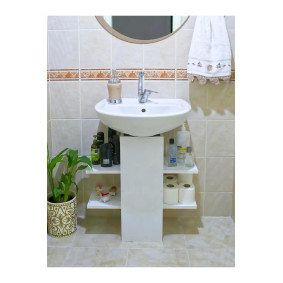 Lavabo Altı Dolap, Banyo Dolabı, Banyo Düzenleyici Raflar, Beyaz Lavabo Altı Dolap, Banyo Dolabı, Banyo Düzenleyici Raflar, Beyaz