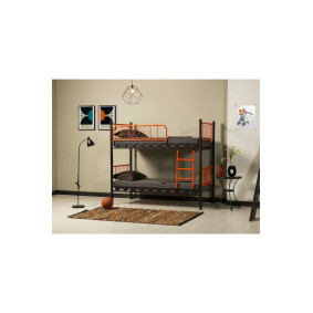 TEKNOR 90x190 Ve 90x200 Yatak Ölçülü Genç Çocuk Odası Metal Ranza TEKNOR 90x190 Ve 90x200 Yatak Ölçülü Genç Çocuk Odası Metal Ranza