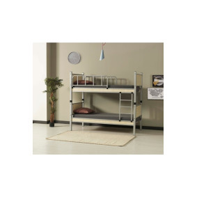 Yurt Genç Çocuk Odası Ahşap Başlıklı 90x190 Metal Ranza